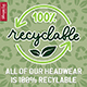 100% Recyclable Products